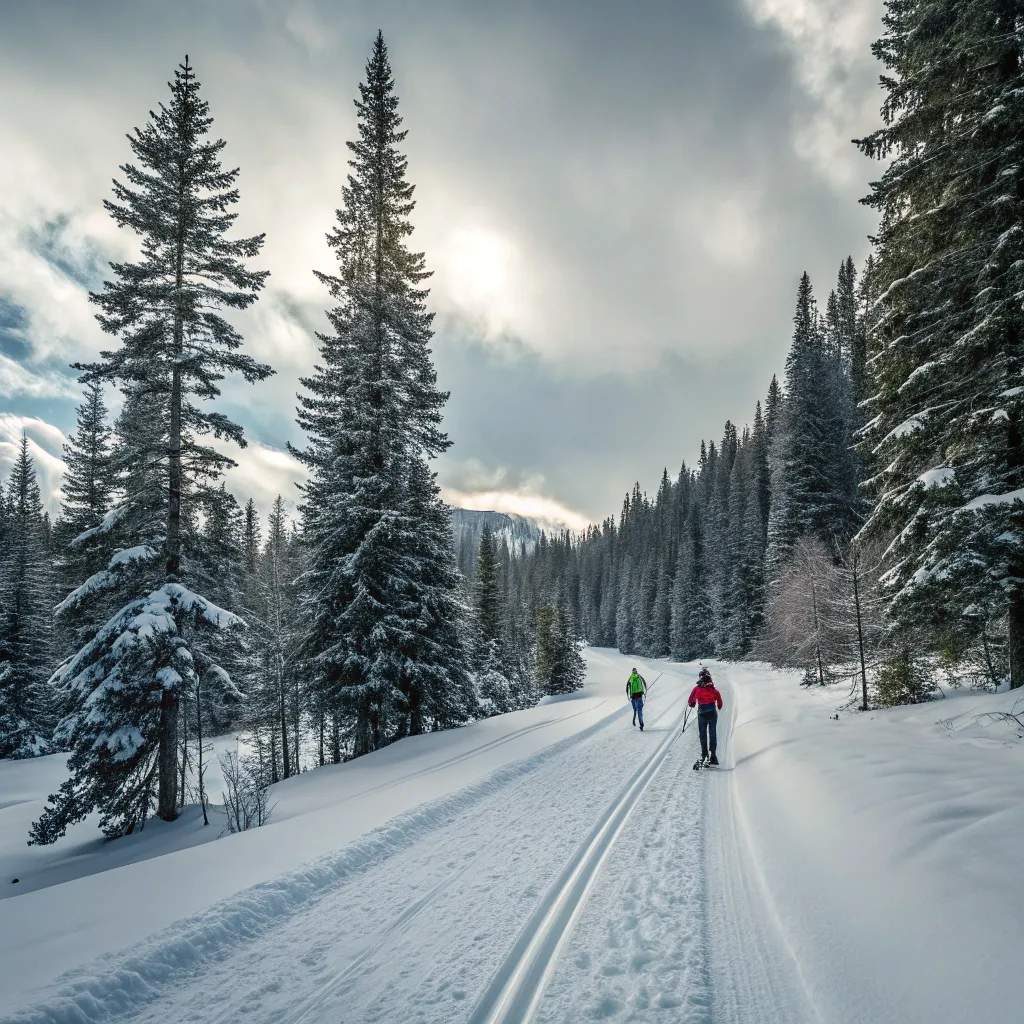 Cross-Country Skiing Scenic Course
